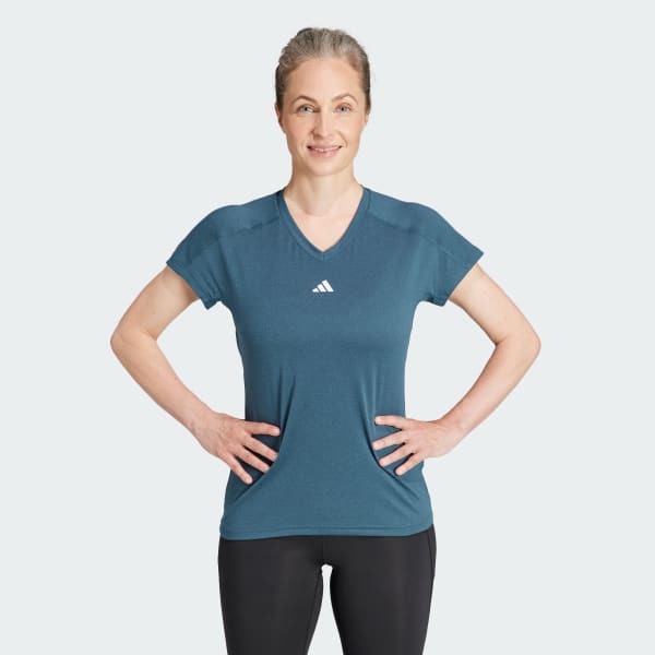 V neck adidas t shirt sale