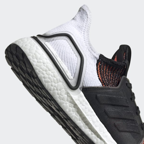adidas ultra boost 19 mens black and white