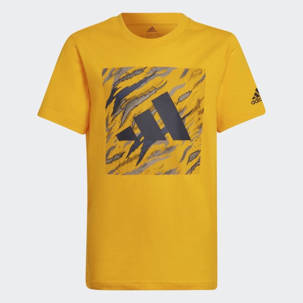 Amarillo Camiseta Water Tiger Estampada NEB18