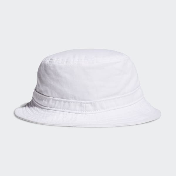 adidas Unisex Originals Washed Bucket - White, Unisex Lifestyle