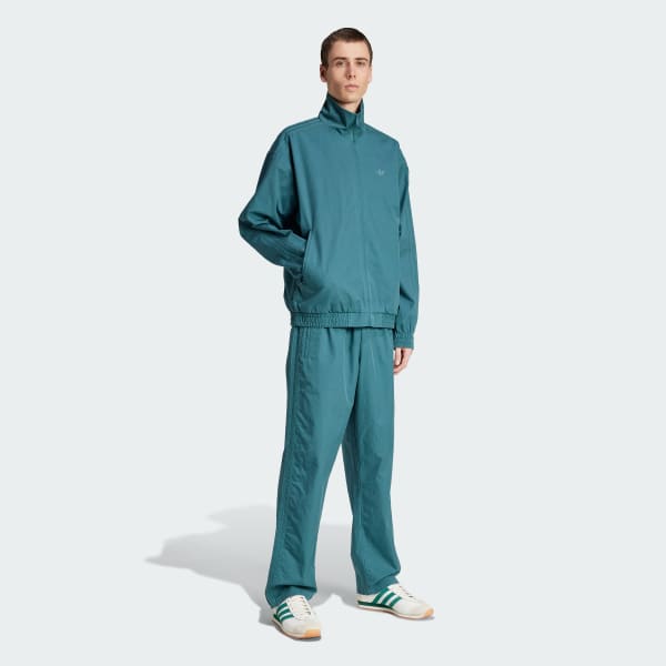 Vert Veste de survêtement toile adidas Originals Firebird