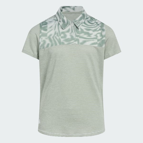 Grey Ottoman Printed Polo Shirt Kids