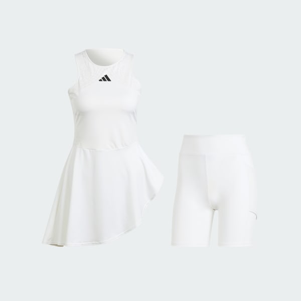 White AEROREADY Pro Tennis Dress