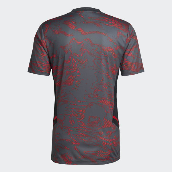 Czerwony FC Bayern Condivo Training Jersey VC052