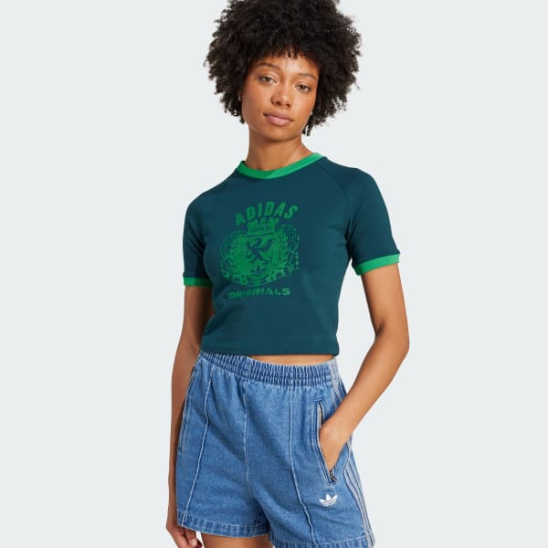 adidas Graphic Crest Baby Tee - Green | adidas Philippines