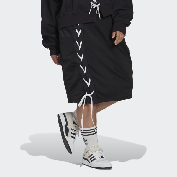Svart Always Original Laced Skjørt (store størrelser) P1235