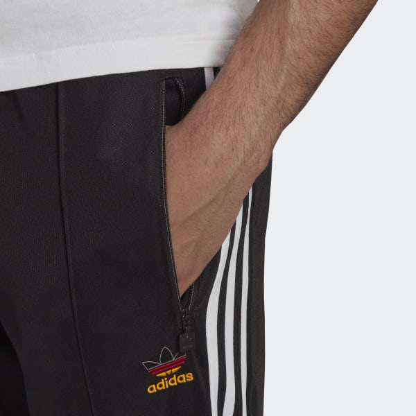 Black Beckenbauer Track Pants