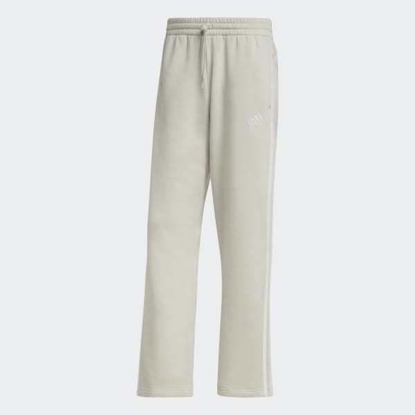 Essentials Fleece Open Hem 3-Stripes Pants