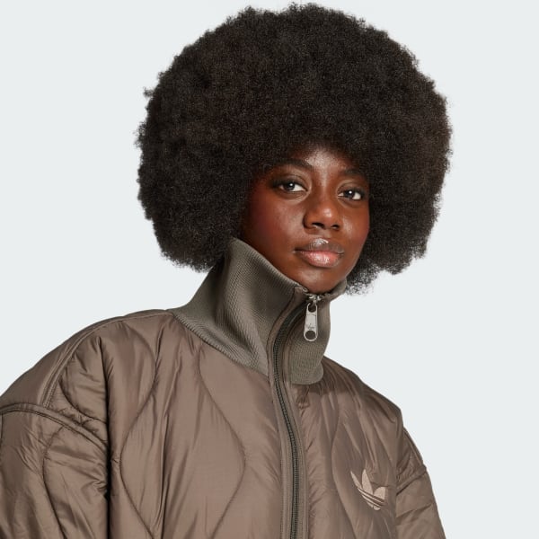 Adidas quilted jacket womens cheap