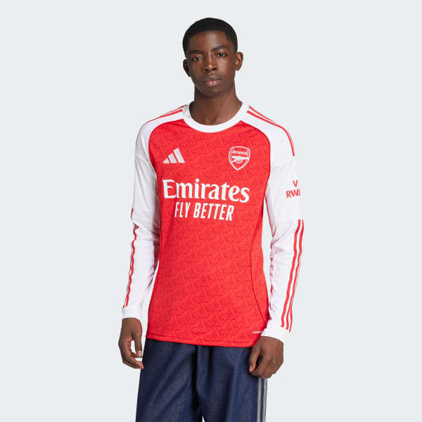 Κόκκινο Arsenal 25/26 Long Sleeve Home Jersey