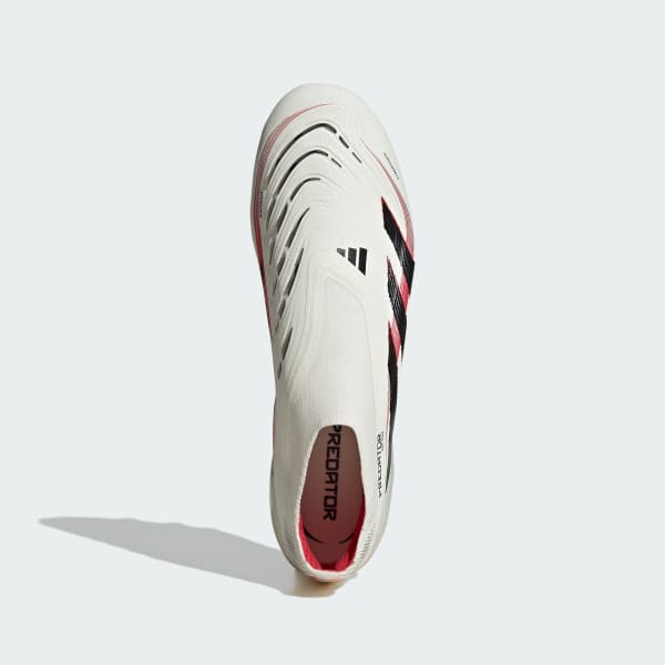 Vit Predator Elite Laceless Artificial Grass Fotbollsskor