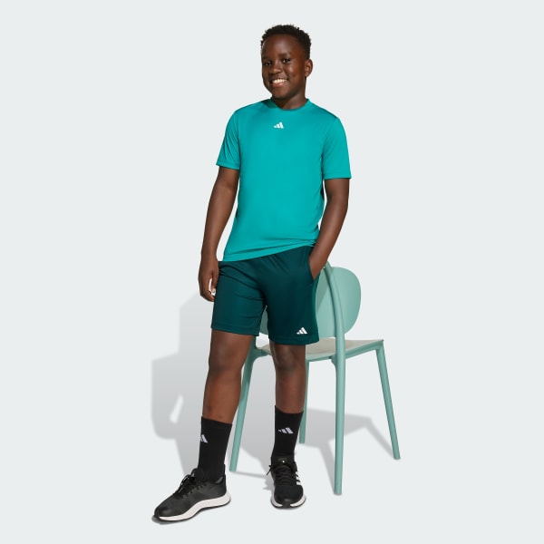 Green Train Essentials Logo Regular Fit T-Shirt Kids