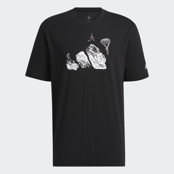 adidas Outdoor Jumping Logo Graphic Tee Black adidas Philippines