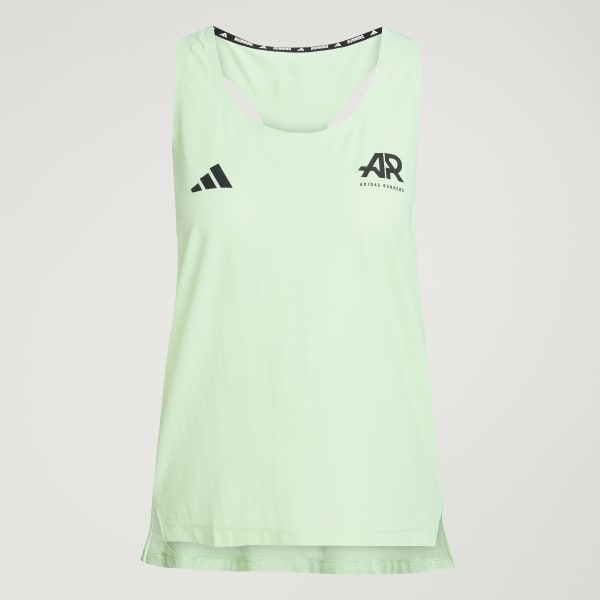 adidas Runners CLIMACOOL Singlet - Green | adidas Belgium