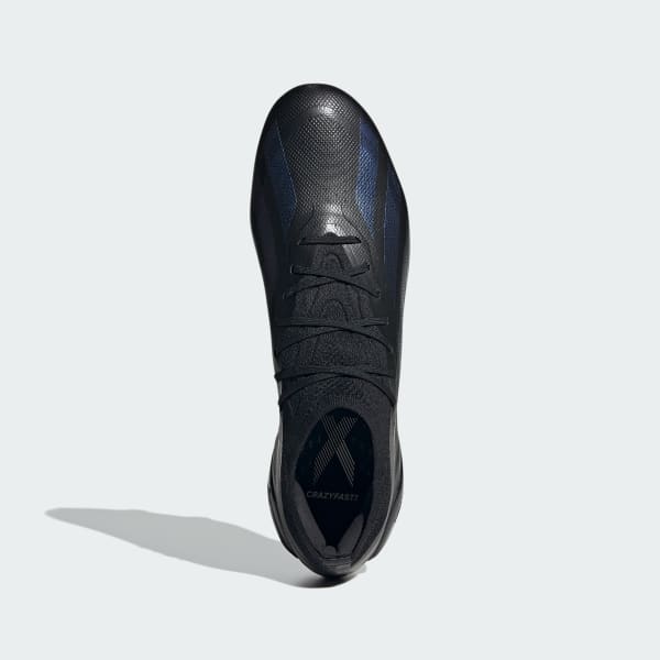 adidas X Crazyfast 1 Laceless FG Football Boots Black