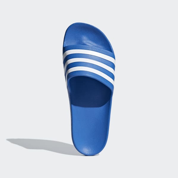 adidas cloudfoam slides blue