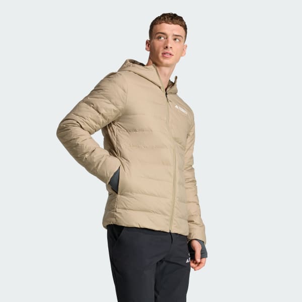 zelená Terrex Multi Essentials CLIMAWARM Light Down Hooded Jacket

