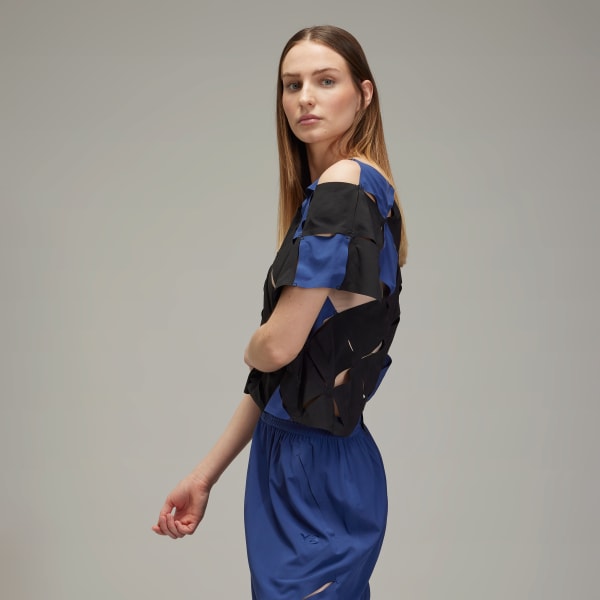 Blue Y-3 Puzzle Top
