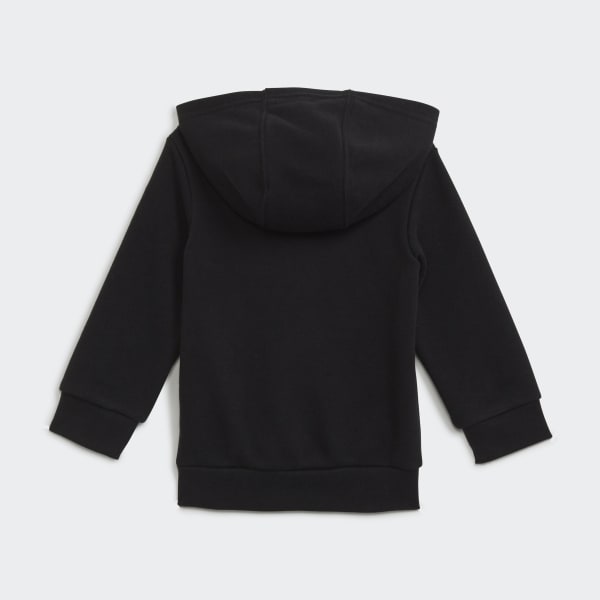 Negro Conjunto sudadera con capucha y pantalón Adicolor