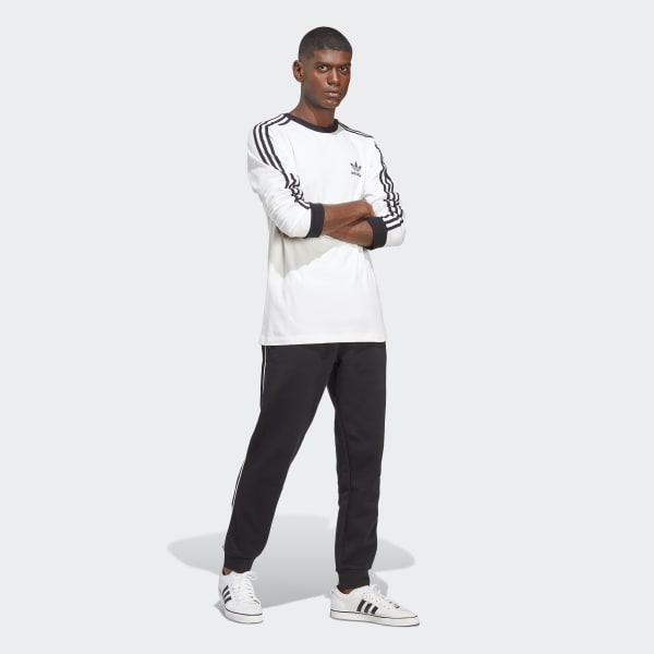 adidas Adicolor Classics 3-Stripes Long Sleeve Tee - White | Men's  Lifestyle | adidas US