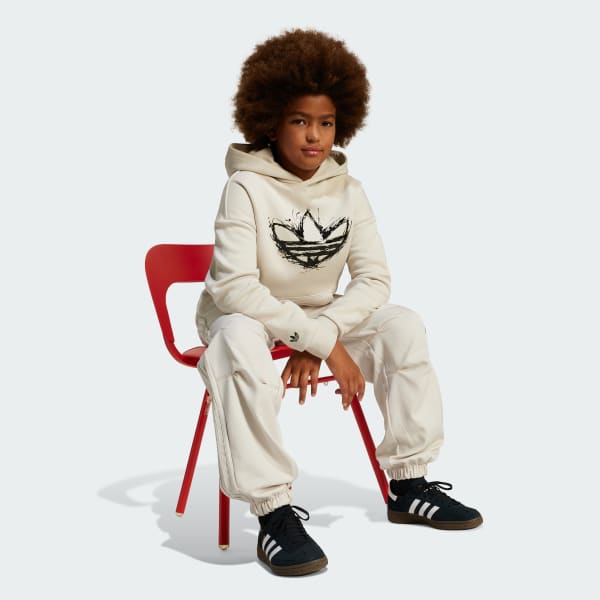 Μπεζ Loose Hoodie Kids