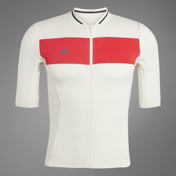 ★★Adairs★★ Tempo 3S Cycling Jersey JG3569 adidas Tempo 3-Stripes Cycling Jersey - Blue | adidas UK