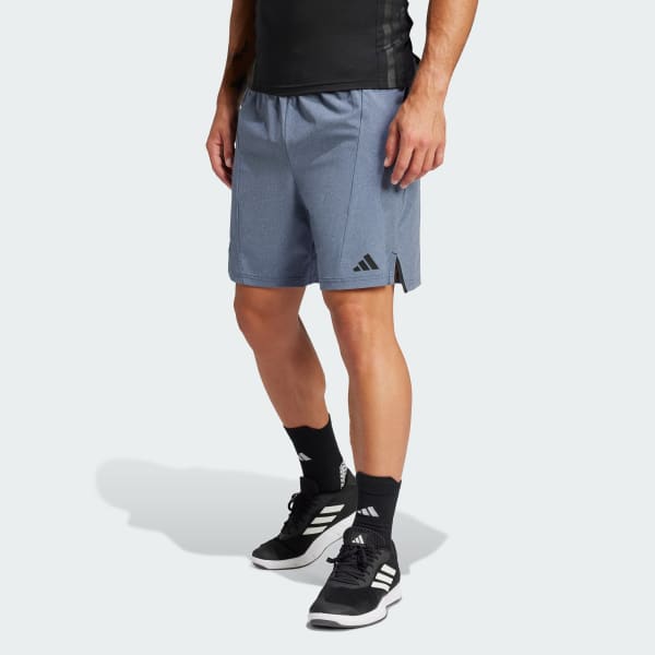 Blue Designed for Training Mélange Shorts