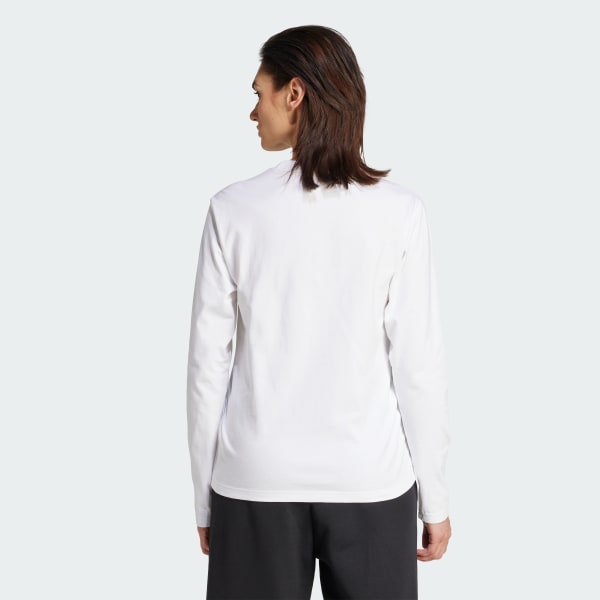 Bialy Koszulka Essentials Long Sleeve