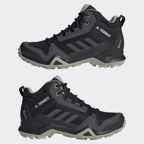 T nis Terrex AX3 Mid GORE TEX Hiking Preto adidas adidas Brasil