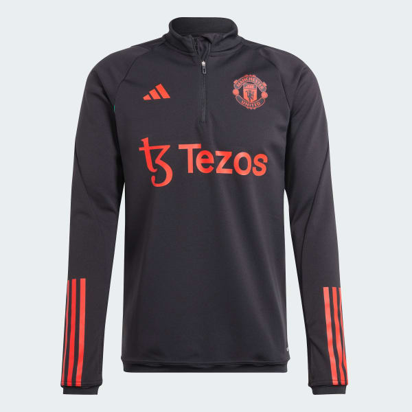 Negro Sudadera entrenamiento Manchester United Tiro 23