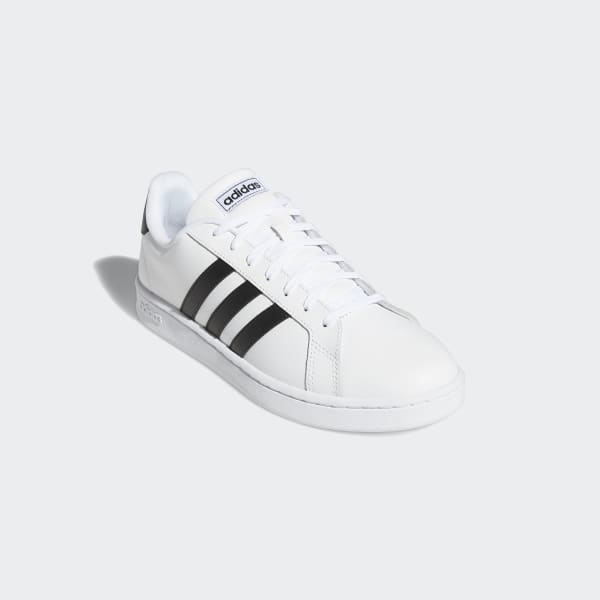 classic black and white adidas shoes