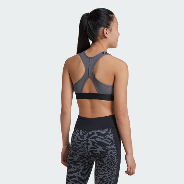Gris Sujetador deportivo Power React (Adolescentes)