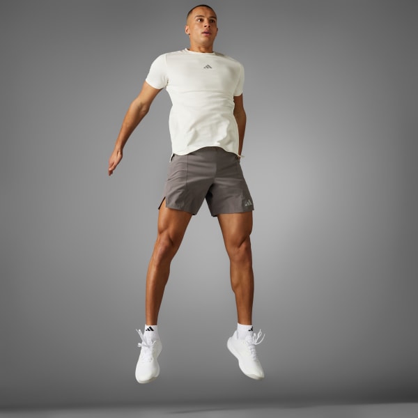 White Designed for Training HIIT Workout HEAT.RDY Tee