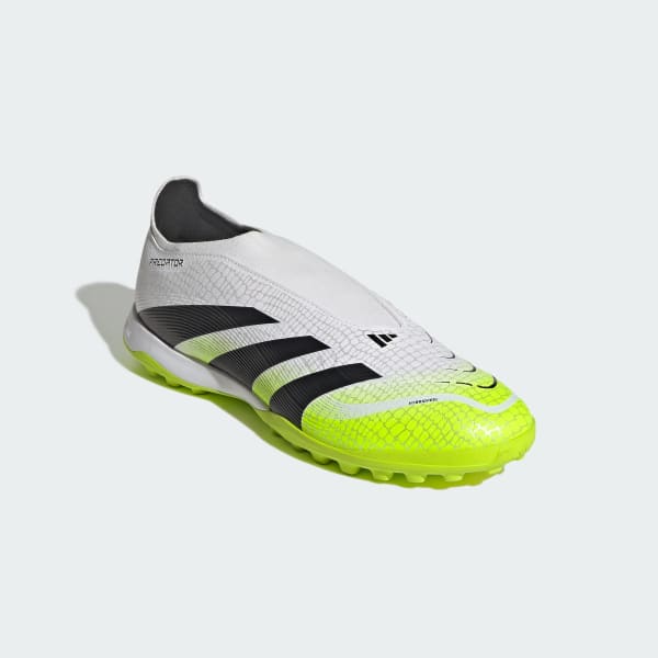 Blanco Botines Predator League sin cordones de pasto sintético