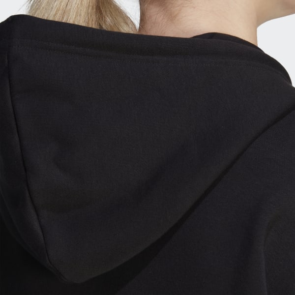 adidas ALL SZN Fleece Long Hoodie - Black | Free Shipping