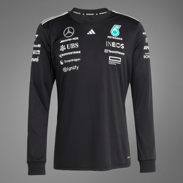 メルセデスAMG！アディダス×TEAM D JERSEY LONG SLEEVE adidas MERCEDES - AMG PETRONAS FORMULA ONE TEAM DRIVER