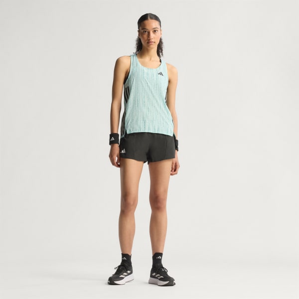 Turquesa Playera sin mangas de running Adizero