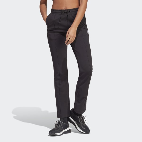Black Allover adidas Graphic High-Rise Flare Joggers