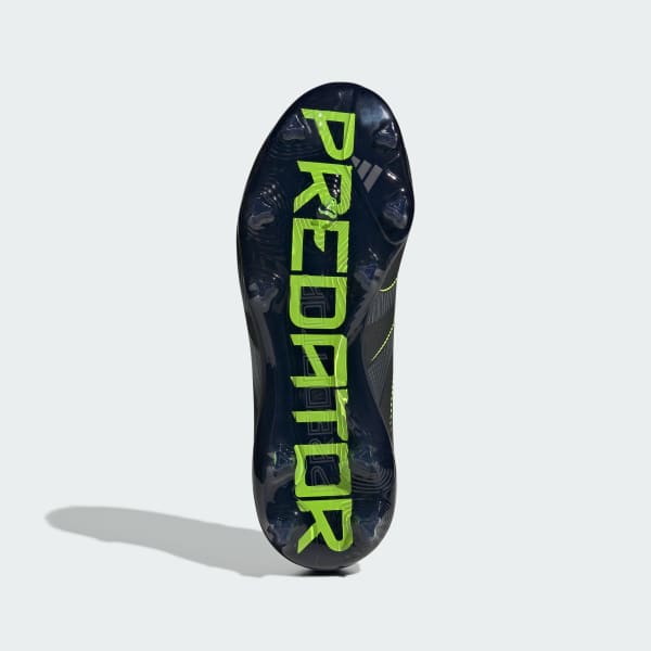 Negro Bota de fútbol Predator Elite césped natural seco (infantil)