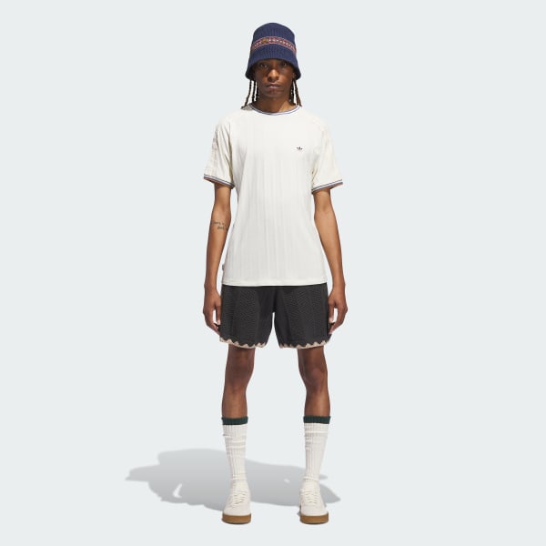 Grey Clot Crochet Shorts by Edison Chen (Gender Neutral)