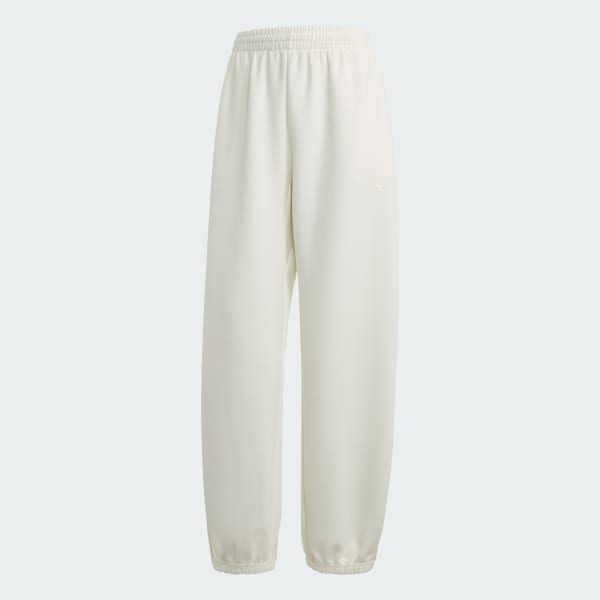 adidas Soft Lux Loose Pant - White | Free Shipping with adiClub