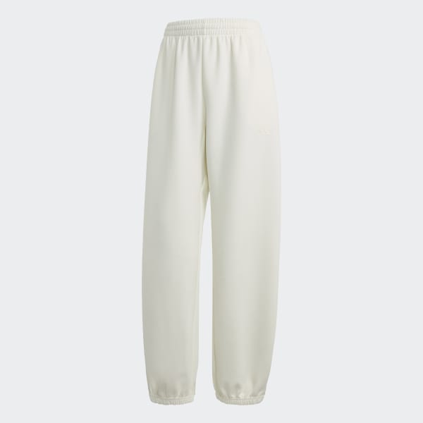 adidas Soft Lux Loose Pant - White | Free Shipping with adiClub