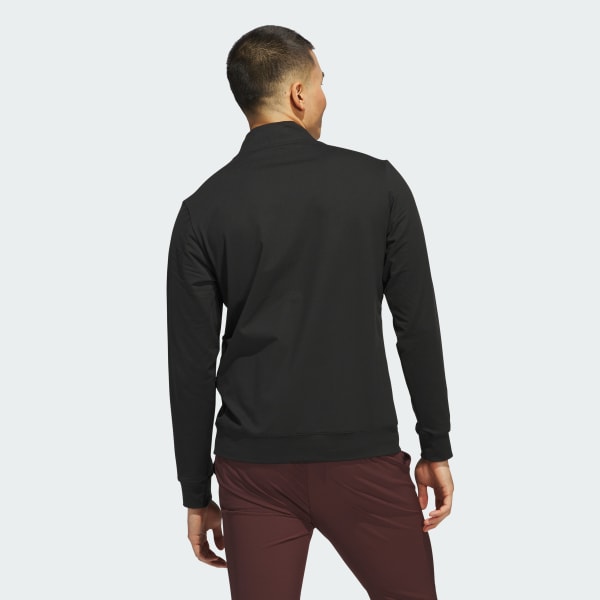 adidas Ultimate365 Tour Quarter-Zip Pullover - Black | Free