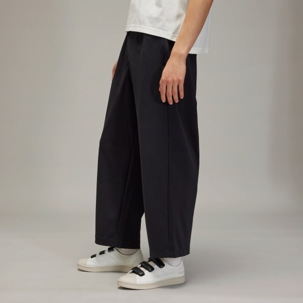 Black Y-3 Mesh Stripes Track Pants