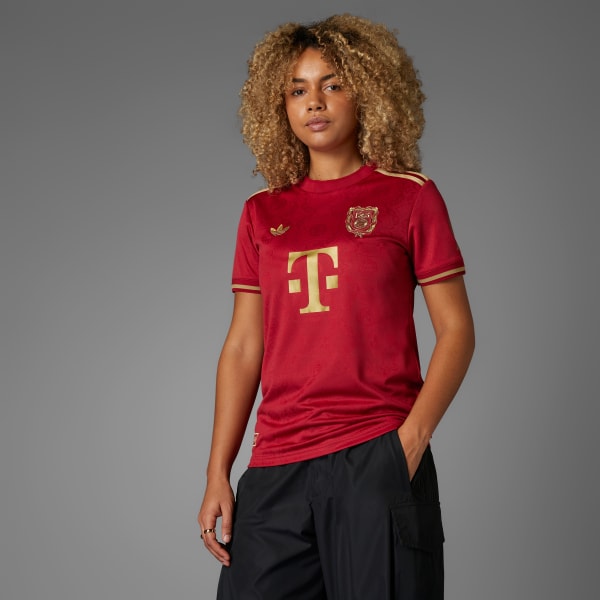 Weinrot FC Bayern München Anniversary Trikot