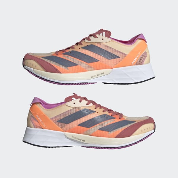 Orange Adizero Adios 7 Running Shoes
