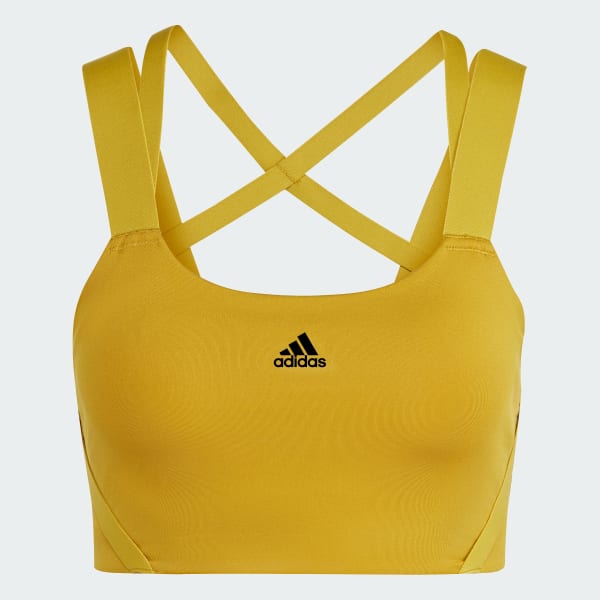 adidas TLRD Impact Training High-Support Strappy Bra - Green