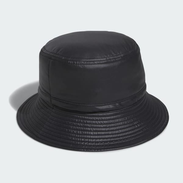 Black Water-Resistant Bucket Hat