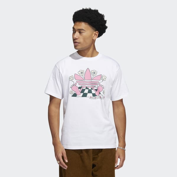 Hvid Cartoon Trefoil T-Shirt UG145
