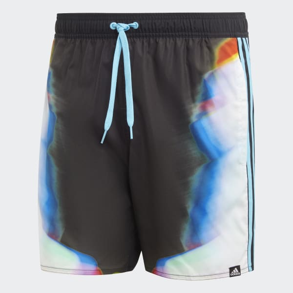 Negro Shorts de Natación Cortos CLX